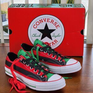 Converse x Denim Tears Chuck 70 Ox Canvas 170545C Black Beauty/Fiery Red Men's